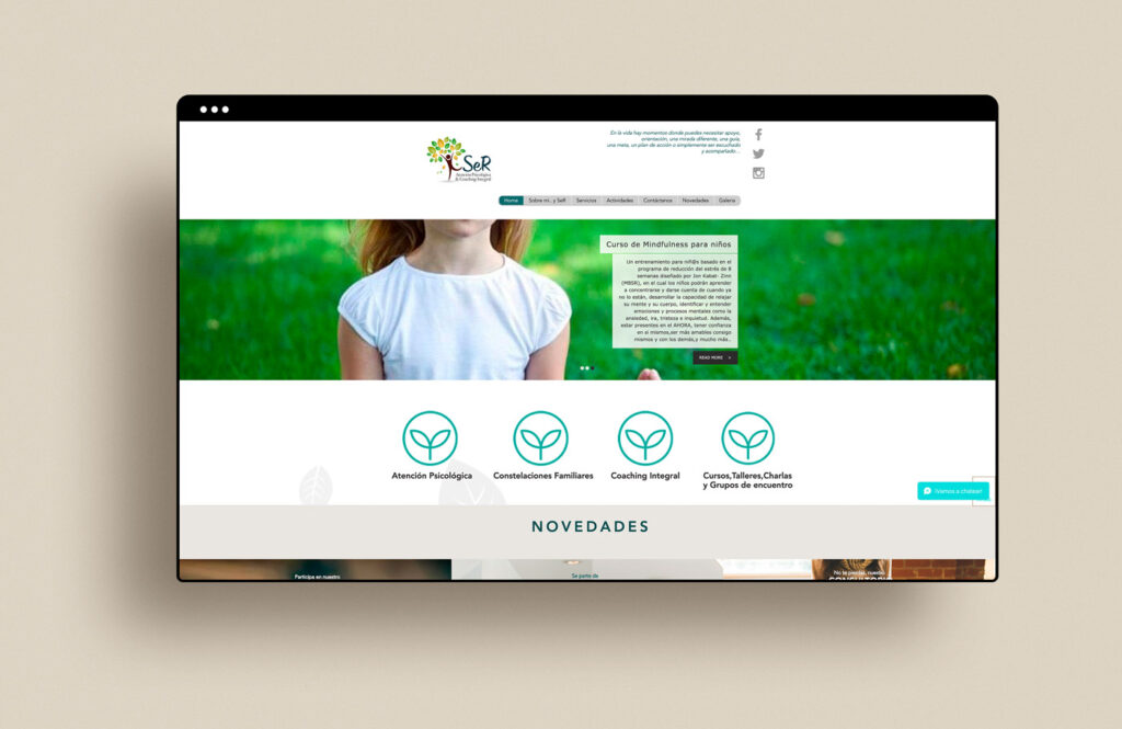 lovevisualmarketing - pagina web con plantilla 1