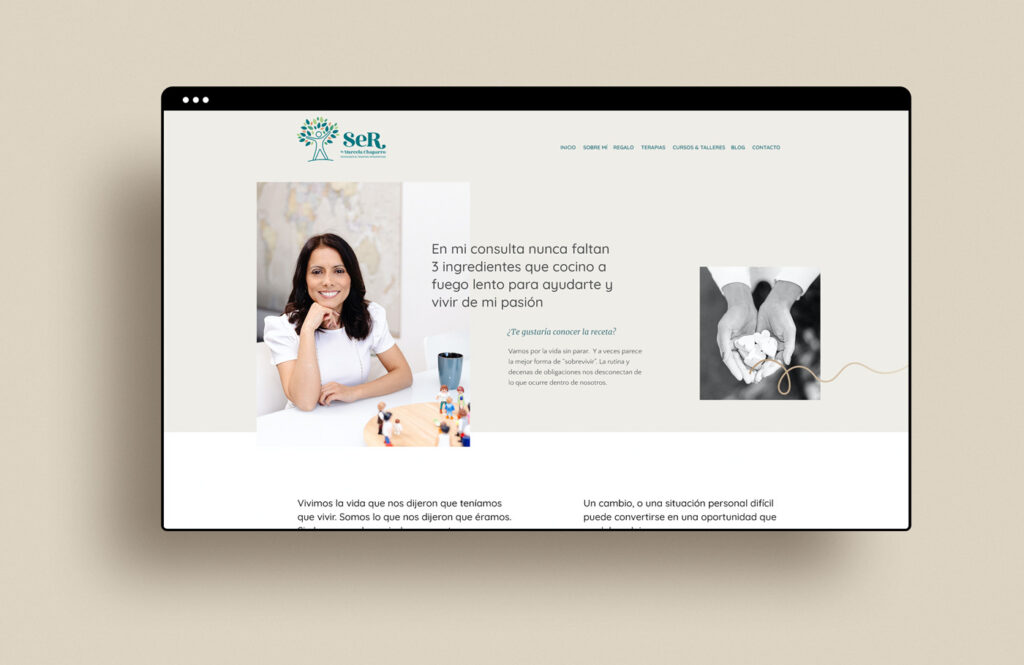 Página web con diseño personalizado